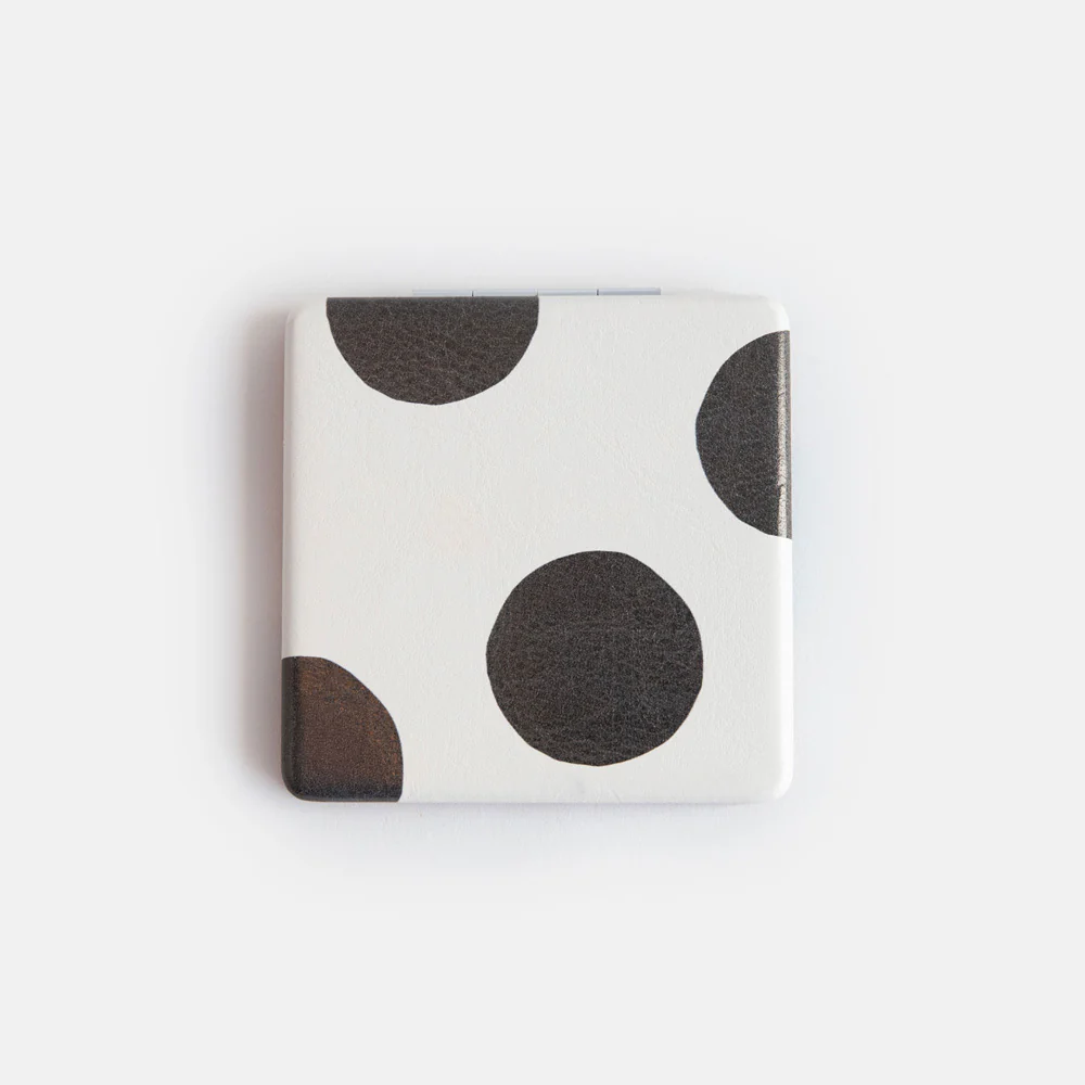 Mono Spots Square Pocket Mirror - Image 2